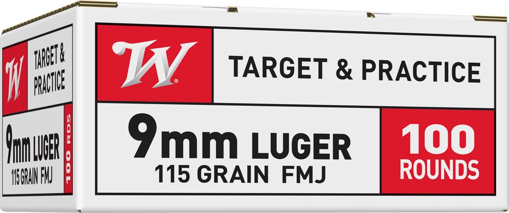 Winchester White Box 9mm 115gr FMJ (100rd)