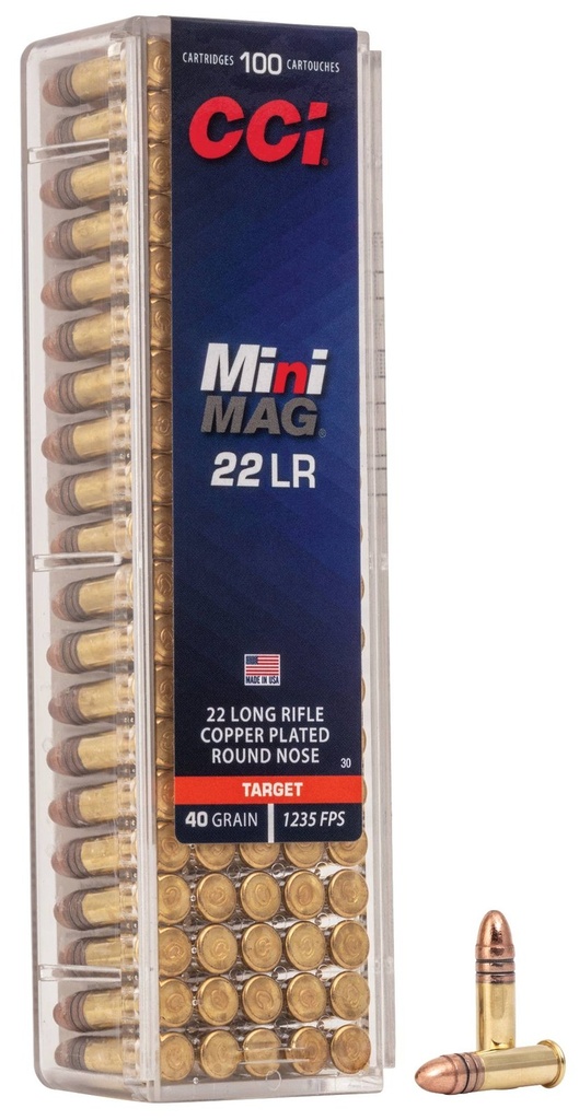 CCI Mini-Mag .22 LR 40gr CPRN (100rd)